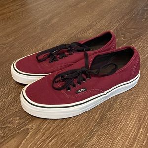 Vans Sneakers - Maroon, Women’s Size 8.5